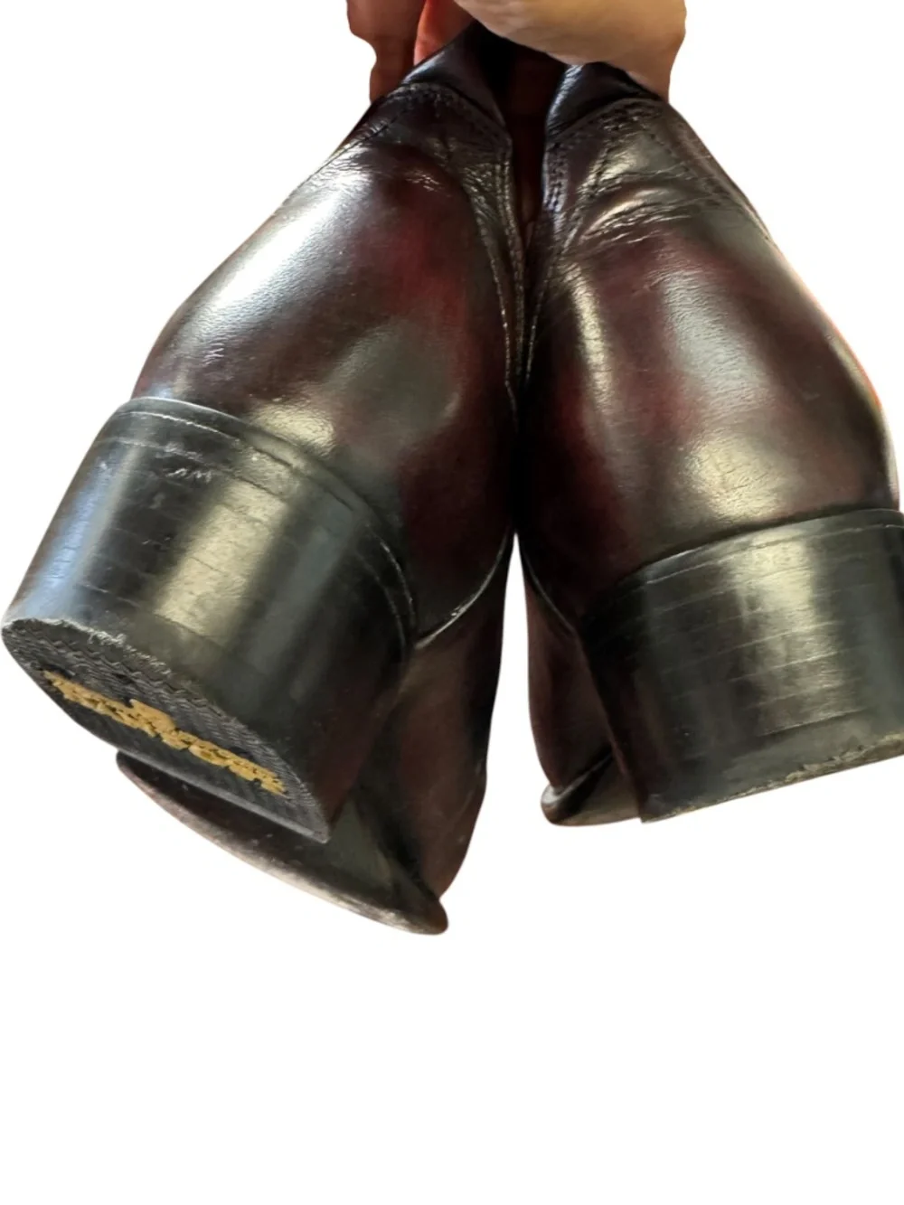 Dan Post Milwaukee Black Cherry Cowboy Boots Men's Size 9D Western DP2112R - Picture 5 of 15
